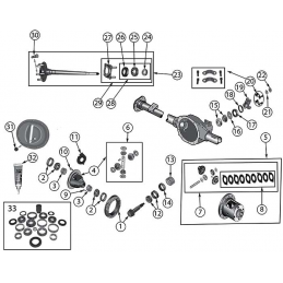 Ponte Dana 44 WJ 99-04